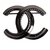 Chanel CC broche Plata Metal  ref.28302