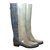 Fendi Boots Grey Lambskin  ref.28521
