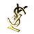 Yves Saint Laurent Spilla D'oro Metallo  ref.28708