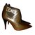 Hermès Ankle Boots Khaki Leather  ref.28765