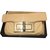 Chanel Brieftasche mit Wiederauflage an der Kette Creme Leder  ref.29053