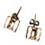 Hermès Earrings White Golden Gold-plated  ref.29147