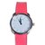 Hermès orologio Rosa Pelle  ref.29231