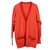 Hermès Cardigan Arancione Cachemire  ref.29300
