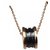 Bulgari Pendant necklace B Zero Black Pink gold  ref.29330