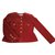 Chanel Jacket Red Wool  ref.29352