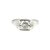 Autre Marque Bague Rétro diamant  0,07 ct Or blanc Argenté  ref.29423