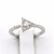 Autre Marque White gold 18k ring Silvery  ref.29432