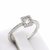 Autre Marque White gold 18k ring Silvery  ref.29433