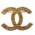 Chanel Broche nuevo Dorado Metal  ref.29509