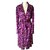 Dries Van Noten Coat Purple Viscose  ref.29585