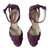 Rupert Sanderson Suede purple sandals  ref.29690