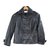 Dsquared2 Leather jacket Blue  ref.29820