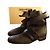 Zadig & Voltaire Bikers Boots Leder Camouflage Grün - Ansicht 2