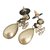 Chanel earrings CC silver color Métal Argenté  ref.30322