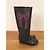 Valentino botas de goma rainboots arco gris - vista 3