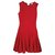 Christian Dior Vestito Rosso Seta Lana  ref.30377