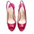 Christian Louboutin Private Number Pink Patent leather  ref.30456
