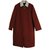 Céline Coat Dark red Wool Elastane Polyamide  ref.30638