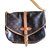 Saumur Louis Vuitton Handbag Brown Cloth  ref.30746