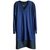 Y'S Robes Laine Noir Bleu  ref.30771