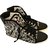 Lanvin scarpe da ginnastica Nero Pelle  ref.30784