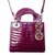 Mini Lady Dior Purple Exotic leather  ref.30928