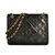 Chanel Vintage CC LAMBSKIN BAG Black  ref.31016