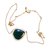 Djula Necklace Green Pink gold  ref.31028