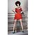Lanvin For H&M Kleid mit Rüschen Rot - Ansicht 5