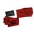Autre Marque buscarlet Gloves Red Leather  ref.31145
