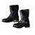 Luciano Padovan bottes motard Cuir Noir  ref.31197