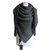 sciarpa  stola nuova gucci   grigio scuro Dark grey Silk Wool  ref.31203