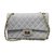 Chanel 2.55 White Leather  ref.31261