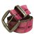 Armani Jeans Belt Pink Leather  ref.31294
