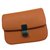Céline Classic bag Orange Leather  ref.31399