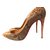 Christian Louboutin Heels Golden Exotic leather  ref.31476