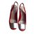 Dior Escarpins Cuir Rouge  ref.31478