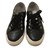 Superga Low sneakers Black Leather  ref.31518