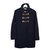 Sandro Coat Black Blue Wool  ref.31542