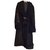 Rene Derhy Coat Black Leather  ref.31569