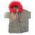 Ikks Girl Coats outerwear Grey Cotton  ref.31689