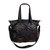 Salvatore Ferragamo Handbag Black Dark grey Leather  ref.31729