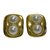Gucci Pearl Gold Tone Earrings Golden Metal  ref.31751