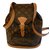Montsouris Louis Vuitton Backpack Leather  ref.31860