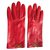 Hermès Handschuhe Rot Leder  ref.31924