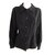 Chloé Studded Long Sleeve Blouse Black Wool  ref.32488