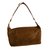 Céline Leather Suede Monogram Logo Shoulder Bag Brown  ref.32691