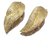 Van Cleef & Arpels Weinlese Van Cleef u. Arpels 18K Gold Diamant Blatt Ohrringe Golden Gelbes Gold  ref.33042
