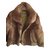 Essentiel Antwerp Girl Coats outerwear Beige Rabbit  ref.33116